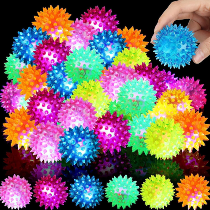 Bola Spike Sensoryland – Estímulo Sensorial com Reação à Luz Negra