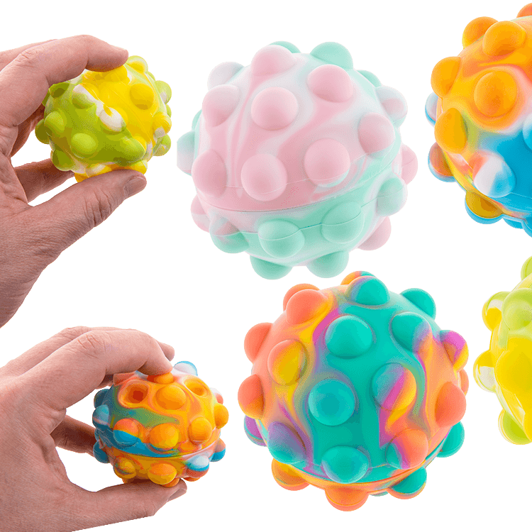 Bola Terapêutica Pop It Sensoryland – Alívio do Estresse e Estímulo Sensorial para Foco e Relaxamento