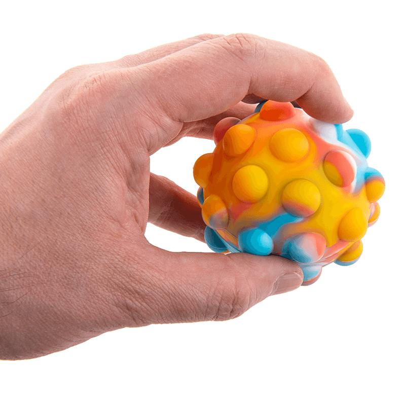 Bola Terapêutica Pop It Sensoryland – Alívio do Estresse e Estímulo Sensorial para Foco e Relaxamento