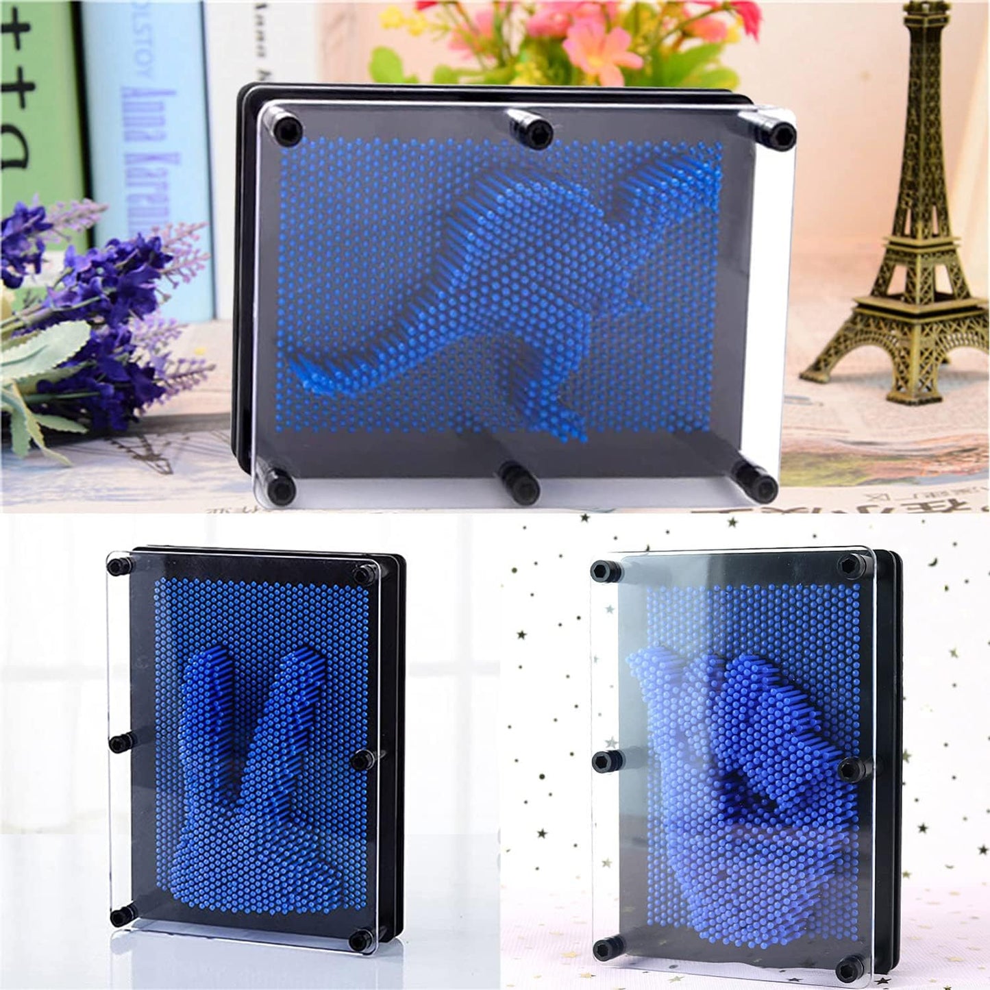 Brinquedo Arte em Impressão 3D - Pin Art Escultura Criativa