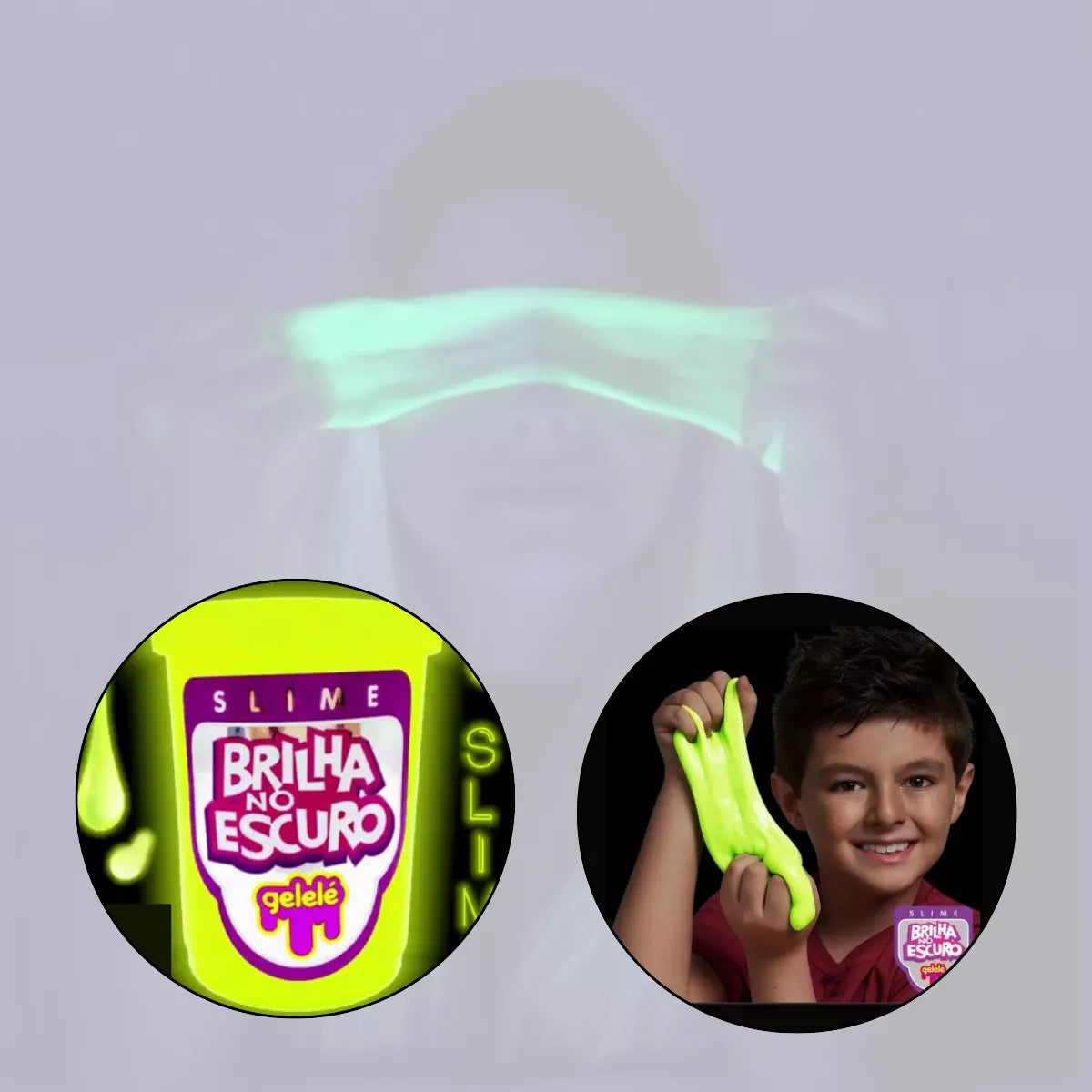 Slime Brilha No Escuro da Sensoryland