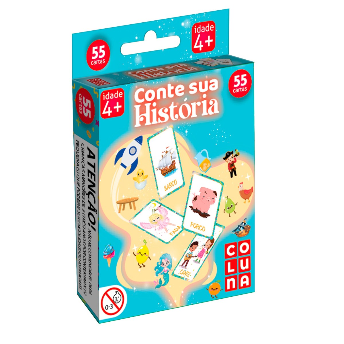 “Cartas ilustradas para criação de histórias em jogo educativo e interativo”