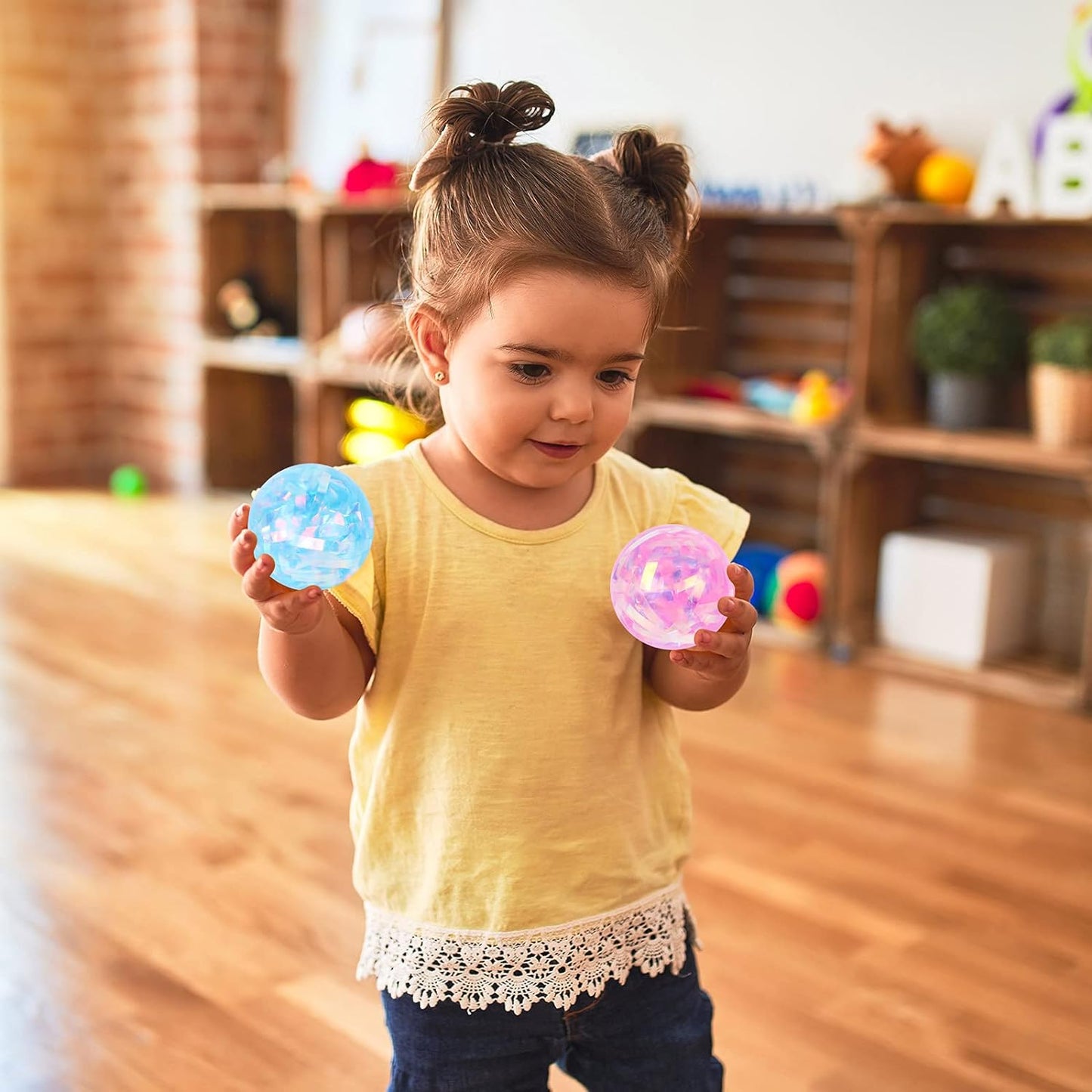 Bola Anti-Estresse Celofane Sensoryland–Alívio do Estresse e Estímulo Sensorial para Crianças e Adultos