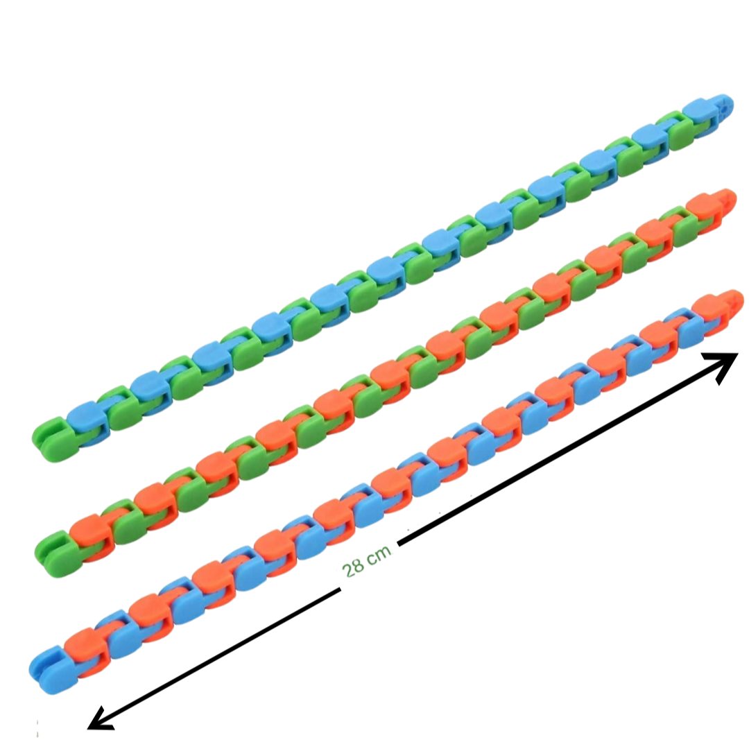 “Brinquedo sensorial modular e flexível para TDAH e ansiedade”